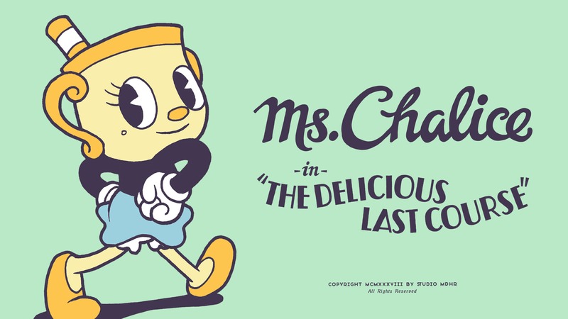 Cuphead vintage cartoon style boss battle