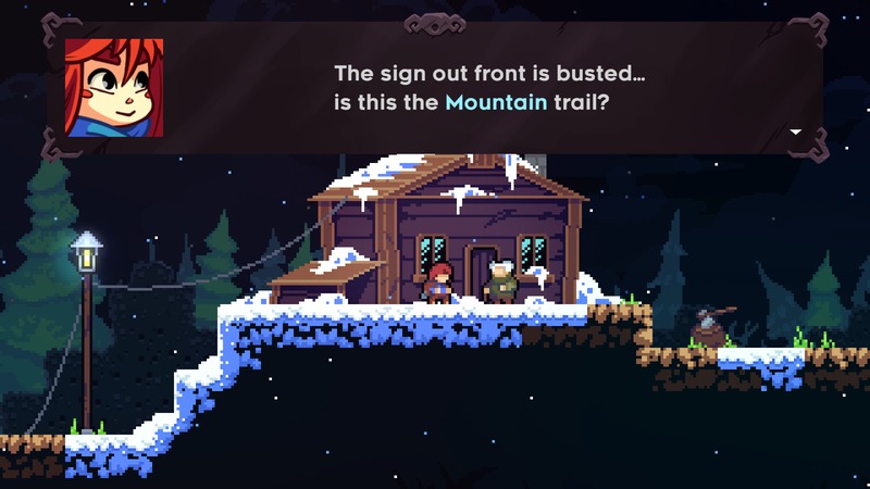 Celeste character development emotional story moment